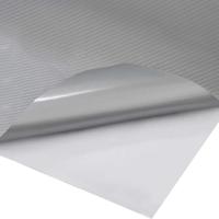 VidaXL Autofolie 4d 100x150 cm zilverkleurig - thumbnail