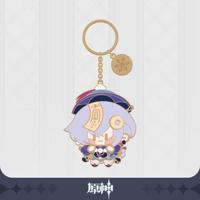 Genshin Impact Character Metal Keychain Qiqi - thumbnail