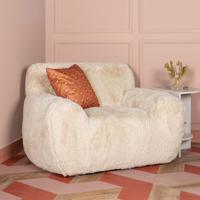 Richmond Fauteuil 'Comfy' Fluffy, kleur Zand - thumbnail