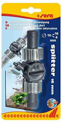sera Splitter voor 16 mm slang voor aquarium - tussenstuk met aftakking voor 4 mm slangen