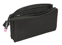 Pennenetui met 3 vakken Kings League Porcinos Zwart 22 x 12 x 3 cm - thumbnail