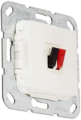 Luidsprekeraansluiting 1V Gira zuiver wit glanzend