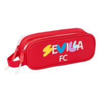 Pennenetui met 2 vakken Sevilla Fútbol Club Rood 21 x 8 x 6 cm - thumbnail