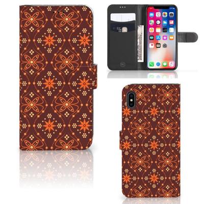 Apple iPhone Xs Max | Telefoon Hoesje | Batik Brown