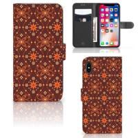 Apple iPhone Xs Max | Telefoon Hoesje | Batik Brown - thumbnail