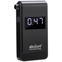 alkoSure Alcoholtester Zwart (mat) 0.00 tot 4.00 ‰ Incl. display, Weergave van verschillende eenheden - thumbnail