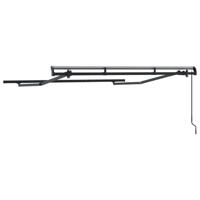 VidaXL Zijde frame antraciet 2,5 x 2 m metaal - thumbnail