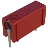 SKS Hirschmann PB 4 Testbus Bus, inbouw verticaal Stift-Ø: 4 mm Rood 1 stuk(s) - thumbnail