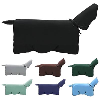 VidaXL Paardendeken zwart polyester VidaXL Paardendeken zwart polyester