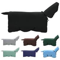 VidaXL Paardendeken zwart polyester - thumbnail