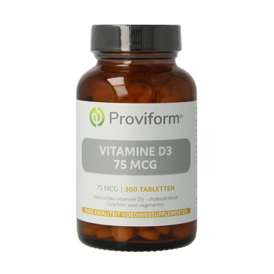 Vitamine D3 75mcg 300 Tabletten