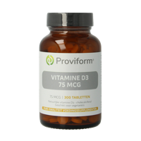Vitamine D3 75mcg 300 Tabletten - thumbnail