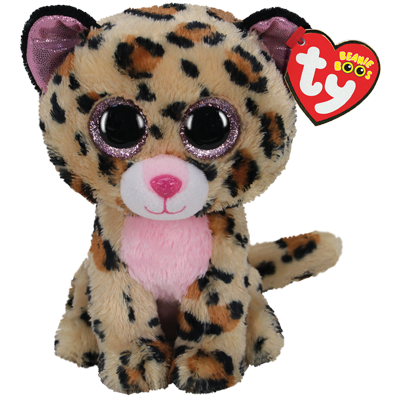 Ty Beanie buddy livvie leopard, 24cm