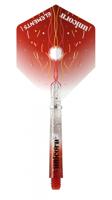 Unicorn Gripper 4 Elements two-tone flight & shaft combo rood - thumbnail