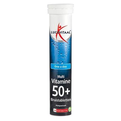 Lucovitaal Multi 50+ mangosmaak 20 Bruistabletten