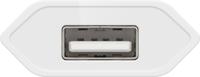 USB-A-adapter - USB-A-lader - 1 poorts - Slim - 1000mA - Wit - thumbnail