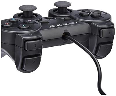 Esperanza EG102 game controller Zwart USB 2.0 Gamepad Analoog/digitaal PC, Playstation 3
