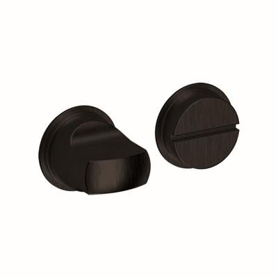 Hardbrass Shuffle toilet-/badkamersluiting minimal 2mm rond - zwart Hardbrass Shuffle toilet-/badkamersluiting minimal 2mm rond - zwart