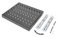 Digitus DN-19 TRAY-2-600-SW 19 inch Apparaatbodem voor patchkast 1 HE Uittrekbaar Geschikt voor kastdiepte: 600 mm Zwart - thumbnail