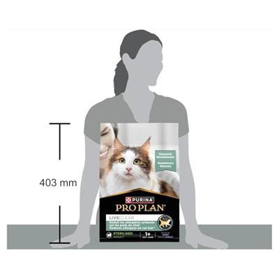 Purina Pro Plan Liveclear gesteriliseerd voor volwassenen, 1+, rijk aan kalkoen, 2,8 kg