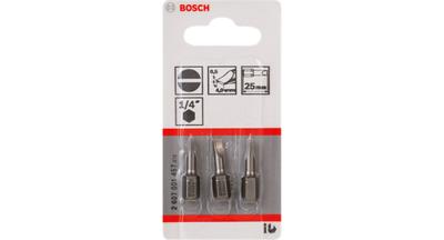 Bosch Accessoires Bit extra-hard S 1,6x8,0, 25 mm 25st - 2607001472