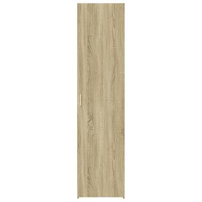 Hoge kast 45x42,5x185 cm bewerkt hout sonoma eikenkleurig