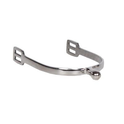 Mondoni Knopspoor H zilver maat:15