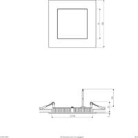 EVN EVN Lichttechnik LPQW123502 LED-inbouwpaneel 9 W Warmwit Wit - thumbnail