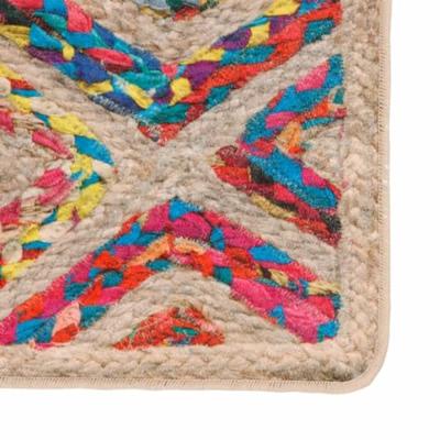 VidaXL Vloerkleed wasbaar anti-slip 160x230 cm meerkleurig