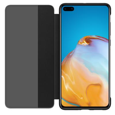 Smart View - Flip cover voor mobiele telefoon - polyurethaan - voor Huawei P40