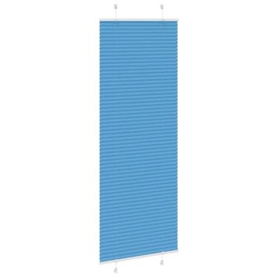 Pliss rolgordijn 80x200 cm stofbreedte 79,4 cm polyester blauw