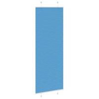 Pliss rolgordijn 80x200 cm stofbreedte 79,4 cm polyester blauw - thumbnail