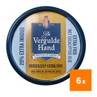 De Vergulde Hand - Scheerzeeptablet extra fris - 6x 75gr - thumbnail
