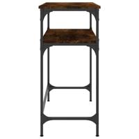 Wandtafel 75x35,5x75 cm bewerkt hout gerookt eikenkleurig - thumbnail