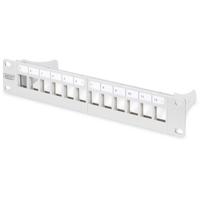 Digitus DN-91419 10 inch Frontplaat voor patchkast Grijs-wit (RAL 7035) - thumbnail