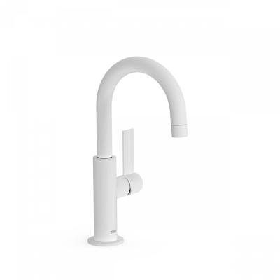 Wastafelmengkraan Tres Project 1-Hendel Uitloop Gebogen 17 cm Rond Mat Wit Tres Wastafelmengkraan Tres Project 1-Hendel Uitloop Gebogen 17 cm Rond Mat Wit Tres