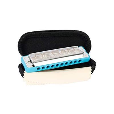 Cascha HH 2322 Ocean Rock Blues Harmonica in E blauw - thumbnail