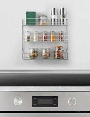 Metaltex Space Saver Smart Kitchen Pepito Kruidenrek 3 Etages 36x32x8 cm Zilver