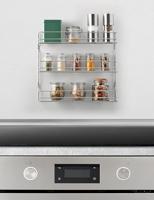 Metaltex Space Saver Smart Kitchen Pepito Kruidenrek 3 Etages 36x32x8 cm Zilver - thumbnail