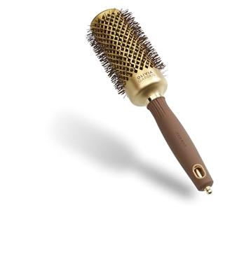 Olivia Garden Wavy Bristles Gold&Brown Brush Ø45mm Olivia Garden Wavy Bristles Gold&Brown Brush Ø45mm