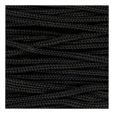 Creativ Company Macramé koord, dikte 2 mm, zwart, 8 m/ 1 rol