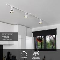 Lucide TRACK DORIAN Railspot - 1-fase Railsysteem / Railverlichting - 1xES111 - Wit (Uitbreiding) - thumbnail