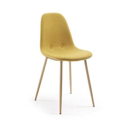 Kave Home Eetkamerstoel 'Yaren', kleur mosterdgeel Kave Home Eetkamerstoel 'Yaren', kleur mosterdgeel