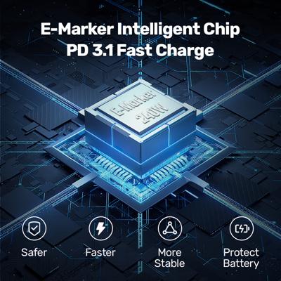 UNITEK KABEL USB-C, 240W, 2M