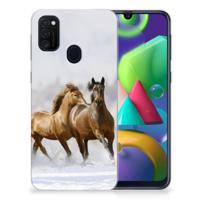Samsung Galaxy M21 | M30s TPU Hoesje Paarden - thumbnail