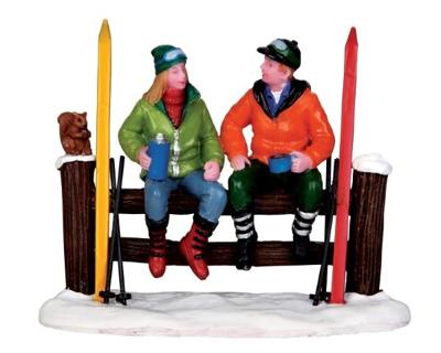 Kerstfiguur Cross country coffee break LEMAX - Lemax