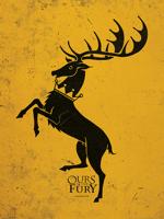 Kunstdruk Game of Thrones - Baratheon 60x80cm - thumbnail