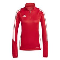 adidas Tiro 24 Trainingstrui 1/4-Zip Dames Rood Wit - thumbnail