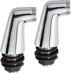 Set chroom staande badrandkoppelingen 1/2x3/4 Set chroom staande badrandkoppelingen 1/2x3/4