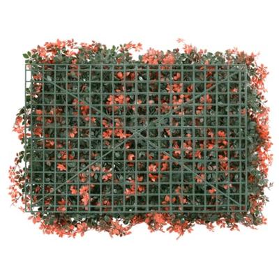 VidaXL Hek met kunstesdoornblad 24 st 40x60 cm lichtrood